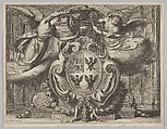 The coat of arms of Claude de Rueil (ca.1581-1649), Bishop of Bayonne, later Bishop of Angers, Jean Couvay  French, Engraving