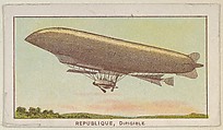 Republique, Dirigible, from the Airships series (E40) issued by the Philadelphia Caramel Company, Philadelphia Caramel Co., Camden, New Jersey American, Commercial color lithograph
