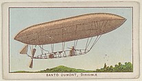 Santo Dumont, Dirigible, from the Airships series (E40) issued by the Philadelphia Caramel Company, Philadelphia Caramel Co., Camden, New Jersey American, Commercial color lithograph