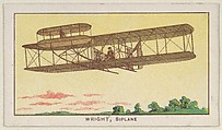 Wright, Biplane, from the Airships series (E40) issued by the Philadelphia Caramel Company, Philadelphia Caramel Co., Camden, New Jersey  American, Commercial color lithograph