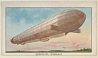 Zeppelin, Dirigible, from the Airships series (E40) issued by the Philadelphia Caramel Company, Philadelphia Caramel Co., Camden, New Jersey American, Commercial color lithograph