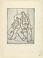 Sleepers, LeRoy Walter Flint  American, Carborundum etching