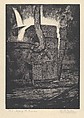 Steel, Tapping the Furnace, Charles Gardner American, Wood engraving