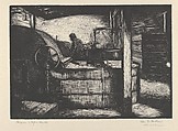 Mixer, Paper Mill, Charles Gardner American, Wood engraving