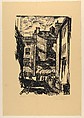 Back Street, Michael J. Gallagher  American, Wood engraving