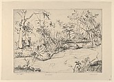 Woodland, Adams Wirt Garrett American, Drypoint
