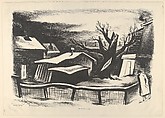 Winter, Sydney Glen Fossum  American, Lithograph