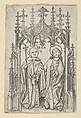 St. Philip and St. James the Less, from the series The Apostles, Master ES German, Engraving