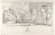 Oath of the Nobles before the Chambre des Comptes, Etienne Pierre Adrien Gois French, Etching