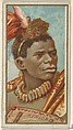 Africa, from the Types of All Nations series (N24) for Allen & Ginter Cigarettes, Allen & Ginter  American, Commercial color lithograph