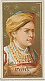 Steppes, from the Types of All Nations series (N24) for Allen & Ginter Cigarettes, Allen & Ginter American, Commercial color lithograph