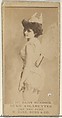 Card Number 216, Daisy Murdoch, from the Actors and Actresses series (N145-7) issued by Duke Sons & Co. to promote Duke Cigarettes, Issued by W. Duke, Sons & Co. (New York and Durham, N.C.), Albumen photograph