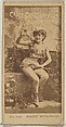 Card Number 256, Daisy Murdoch, from the Actors and Actresses series (N145-2) issued by Duke Sons & Co. to promote Cross Cut Cigarettes, Issued by W. Duke, Sons & Co. (New York and Durham, N.C.), Albumen photograph