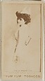 Daisy Murdoch, from the Actresses series (N402) issued by Aug. Beck & Co. to promote Yum Yum Tobacco, August Beck & Co., Albumen photograph