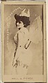 Daisy Murdoch, from the series "Actresses" (N595), issued by Hall & Pierce Tobacco to promote Conqueror Cigarettes, Hall & Pierce, Albumen photograph