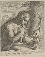 Penitent Mary Magdalen, Bartholomeus Spranger Netherlandish, Engraving