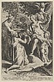 Venus Receiving Gifts, Aegidius Sadeler II Netherlandish, Engraving