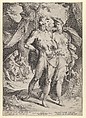 Sine Cerere et Baccho Friget Venus [Without Ceres and Bacchus Venus Grows Cold], Jan Muller  Netherlandish, Engraving;  New Holl.’s second state of four