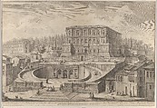 View of the Palazzo di Caprarola, Giuseppe Vasi Italian, Engraving