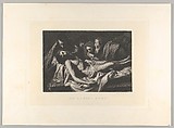 The Lamentation Over the Dead Christ, Alphonse-Charles Masson  French, Etching and drypoint on chine collé