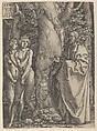 Adam and Eve Hide Themselves, from The Story of Adam and Eve, Heinrich Aldegrever  German, Engraving