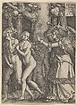 The Expulsion from Paradise from The Story of Adam and Eve, Heinrich Aldegrever  German, Engraving