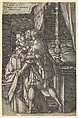 Amnon Violating Tamar, from "The Story of Amnon and Tamar", Heinrich Aldegrever  German, Engraving; first state of two
