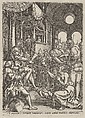 Reverse Copy of The Judgment of Solomon, Heinrich Aldegrever German, Engraving