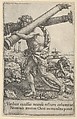 The Pillars of Hercules, from The Labors of Hercules, Heinrich Aldegrever  German, Engraving