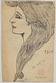 Tattoo Design with Madonna and Child, Clark & Sellers (American, active 20th century), pen and ink and watercolor