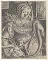 Intemperance, from Vice and Virtues, Heinrich Aldegrever  German, Engraving