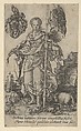 Modesty, from The Virtues, Heinrich Aldegrever German, Engraving