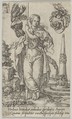 Charity, from "The Virtues", Heinrich Aldegrever  German, Engraving