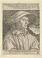 Self-Portrait at Age Twenty-Eight, Heinrich Aldegrever  German, Engraving; second state of two