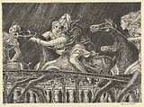 Steeplechase, Reginald Marsh American, Etching and engraving
