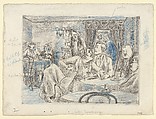 Speakeasy–Julius' Annex, Reginald Marsh American, Etching