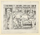2nd Ave. El., Reginald Marsh American, Etching