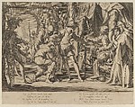 Count William III of Holland Permitting the Beheading of his Bailiff, plate 7 from "Thronus Justitiae, tredecim pulcherrimus tabulis...", Willem van Swanenburg  Netherlandish, Engraving