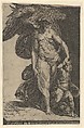Tobias and the Angel, Cherubino Alberti (Zaccaria Mattia)  Italian, Engraving