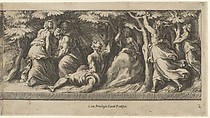 The taking of the Golden Apples, from Perseus and the Golden Apples, Cherubino Alberti (Zaccaria Mattia)  Italian, Engraving