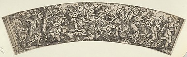 The Seven Liberal Arts Persecuted by Pluto and Bacchus, Jost Amman  Swiss, Etching