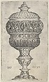 Goblet with Round Medallions, Sebald Beham  German, Engraving
