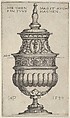 Double Goblet with Oval Medallions, Sebald Beham  German, Engraving