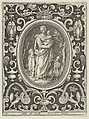 Charity, from the Cardinal Virtues, Nicolaes de Bruyn  Netherlandish, Engraving