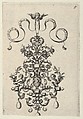 Reverse Copy of Design for a Pendant, from Ars His Myronis Nobilis Effingitus Pagellulis, Paul Birckenhultz  German, Engraving