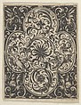 Quatrefoil Design in Blackwork, from "Varii Generis Opera Aurifabris Necessaria", Paul Birckenhultz  German, Engraving and blackwork