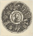 Pride and Folly, from a Series of Tazza Designs, Theodor de Bry  Netherlandish, Engraving