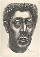 Self-portrait, David Alfaro Siqueiros Mexican, Lithograph