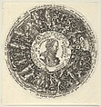 Portrait of William I of Orange, from a Series of Tazza Designs, Theodor de Bry  Netherlandish, Engraving