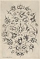 Goldsmiths' Bouquet, from "Livre de Toutes Sorte de Feuilles Pour Servir a l'Art d'Orfeburie", Jacques Caillard  French, Engraving